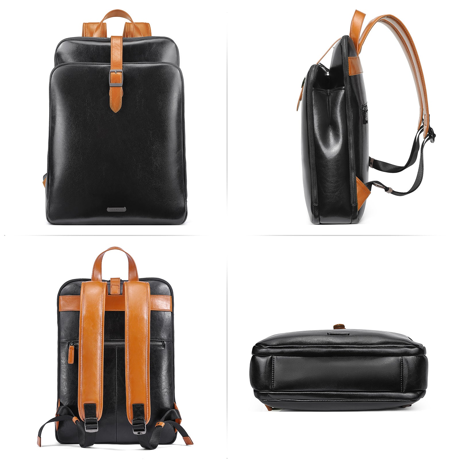 Koch Genuine Leather 15.6 Inch Laptop Backpack Purse For Women
